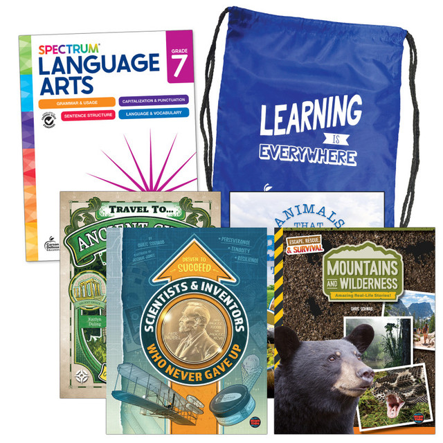 CARSON DELLOSA EDUCATION Spectrum® Language and Literacy Backpack, Grade 7