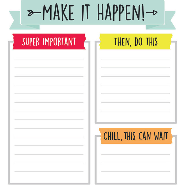 CARSON DELLOSA EDUCATION Carson Dellosa Education Aim High Notepad, 50 Sheets
