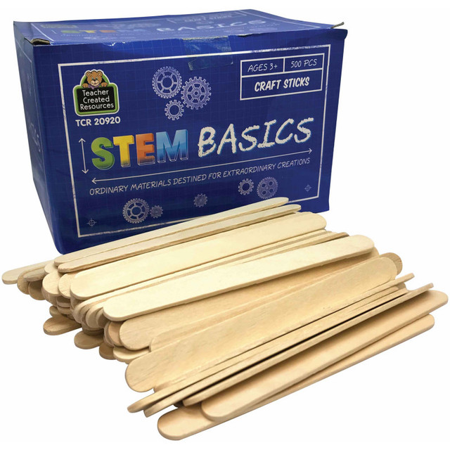 TEACHER CREATED RESOURCES Teacher Created Resources® STEM Basics, Craft Sticks, Pack of 500