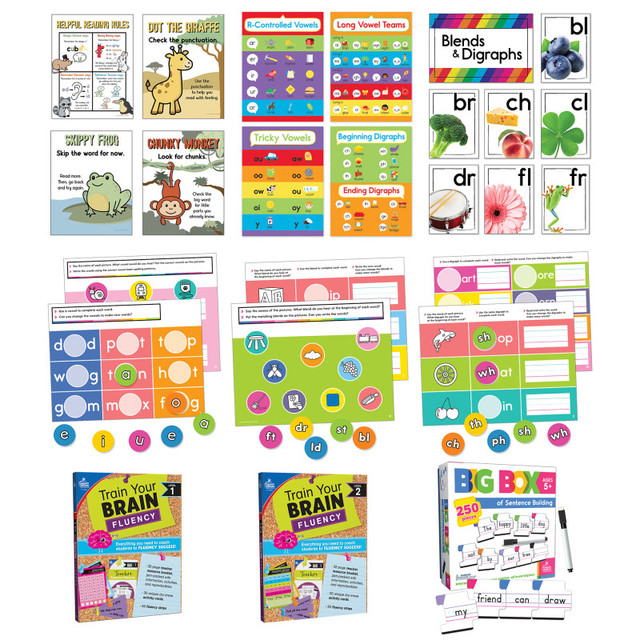 CARSON DELLOSA EDUCATION Carson Dellosa Education Literacy Classroom Teacher Bundle K-2