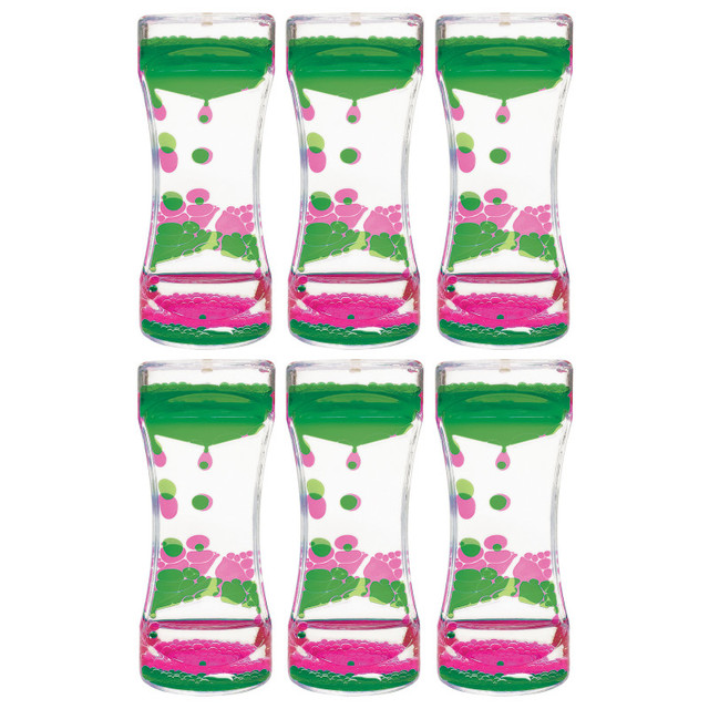 TEACHER CREATED RESOURCES Teacher Created Resources® Pink & Green Liquid Motion Bubbler, Pack of 6