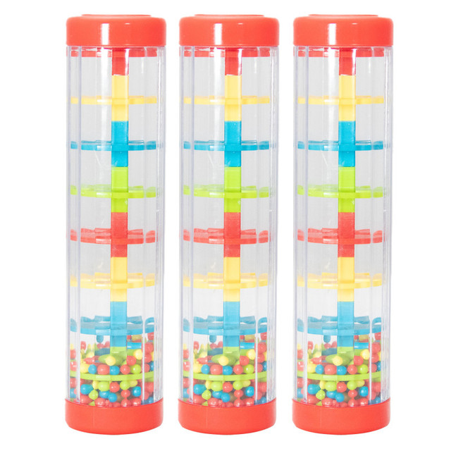 WESTCO EDUCATIONAL PRODUCTS Westco Educational Products 4" Mini Rainshaker, Pack of 3