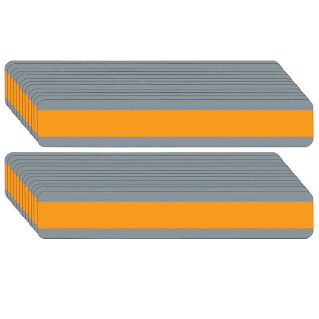 ASHLEY PRODUCTIONS Ashley Productions® Double Wide Sentence Strip Reading Guide, 1-1/4" x 7-1/4", Orange, Pack of 24