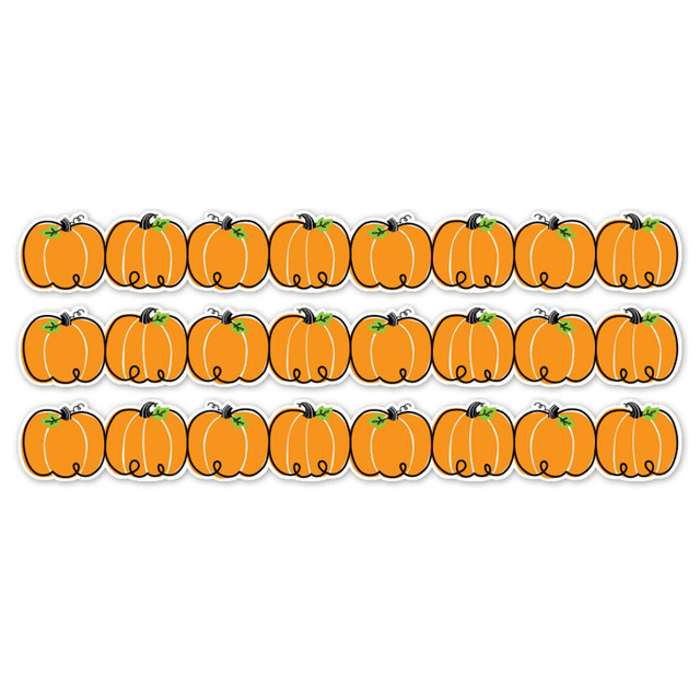 CREATIVE TEACHING PRESS Creative Teaching Press® Doodle Pumpkins EZ Border, 48 Feet Per Pack, 3 Packs