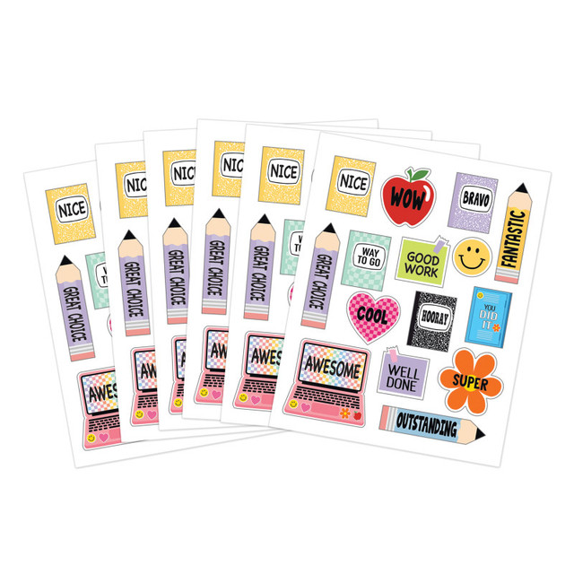 TEACHER CREATED RESOURCES Teacher Created Resources® Cool for School Stickers, Pack of 90
