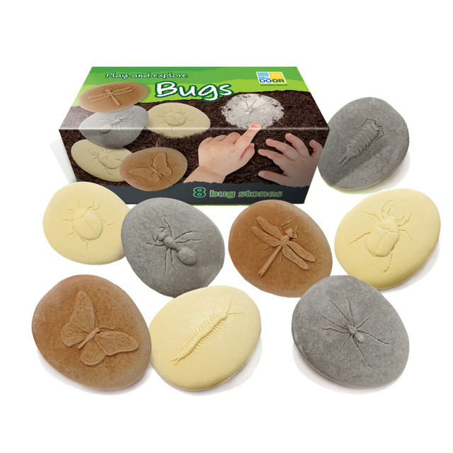 YELLOW DOOR US LLC Yellow Door Let's Investigate Bugs Stone, Pack of 8