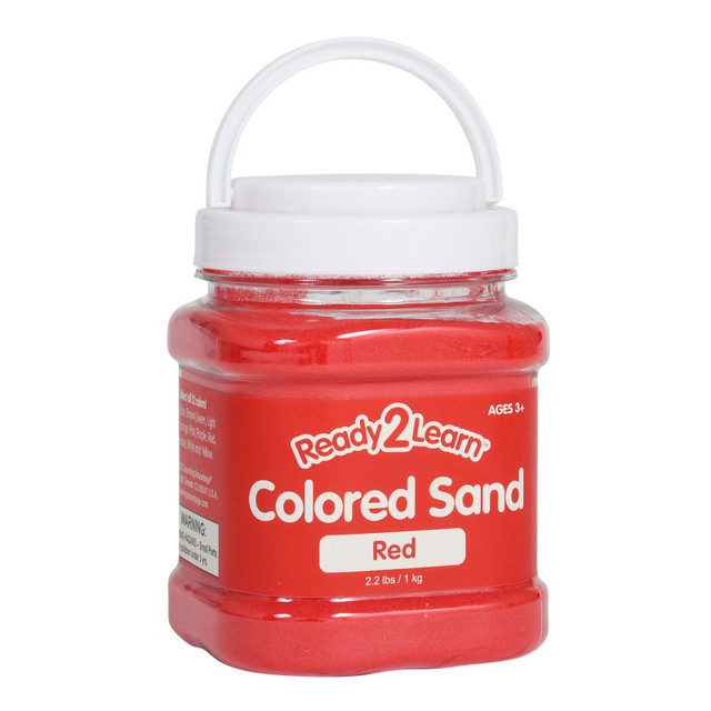 LEARNING ADVANTAGE READY 2 LEARN™ Colored Sand - Red - 2.2 Pounds