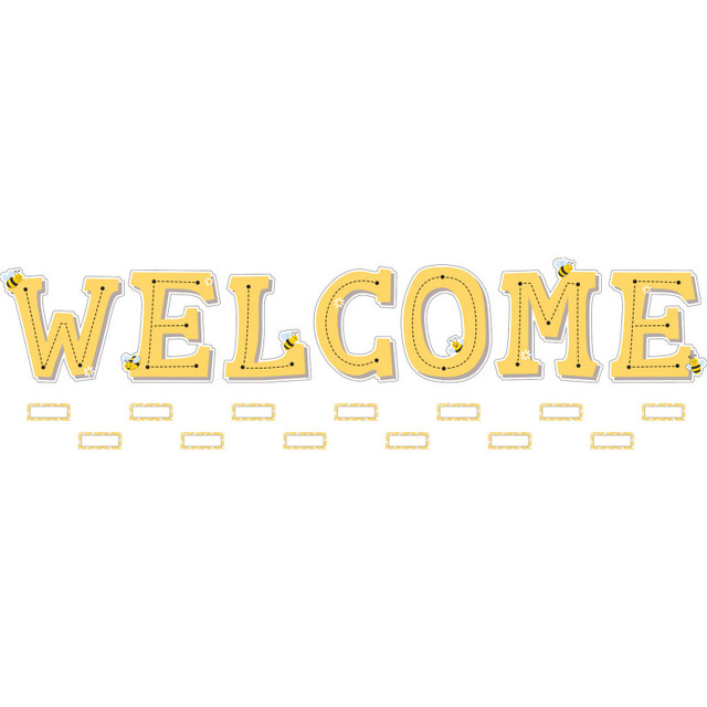 TEACHER CREATED RESOURCES Teacher Created Resources® Buzzing Bees Welcome Bulletin Board Set, 55 Pieces