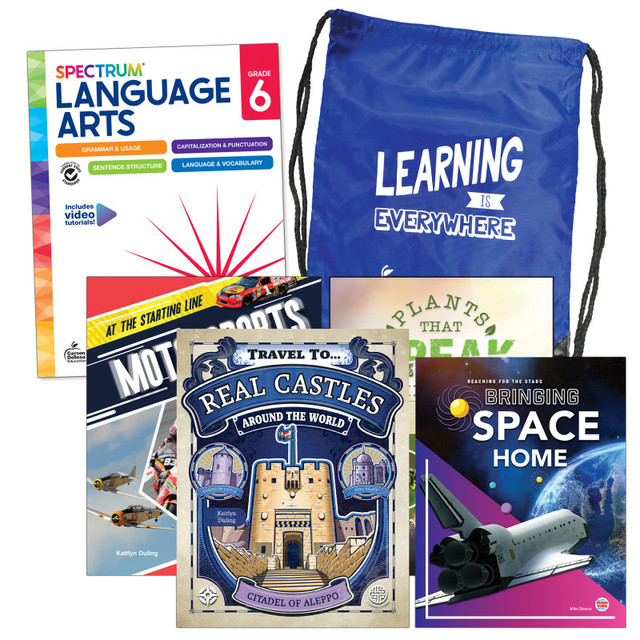 CARSON DELLOSA EDUCATION Spectrum® Language and Literacy Backpack, Grade 6