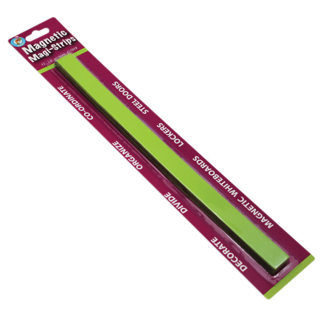 ASHLEY PRODUCTIONS Ashley Productions® Magnetic Magi-Strips, Lime Green, 12'