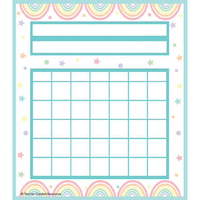 TEACHER CREATED RESOURCES Teacher Created Resources® Pastel Pop Incentive Charts, Pack of 36