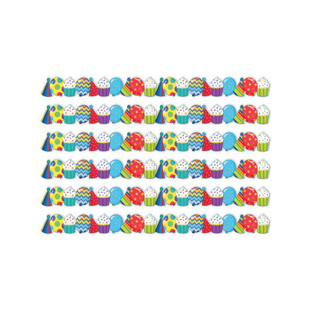 EUREKA Eureka® Celebrate Extra Wide Deco Trim®, 37 Feet Per Pack, 6 Packs