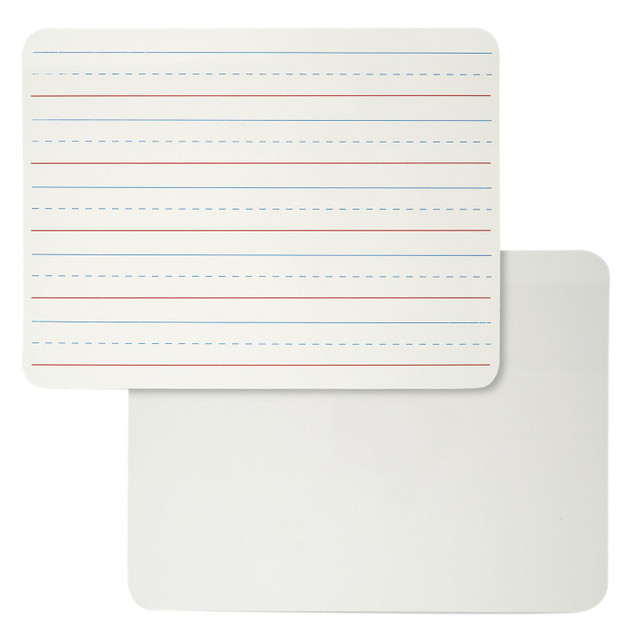 ADVANTUS Charles Leonard Dry Erase Board - Two Sided Magnetic; Plain/Lined