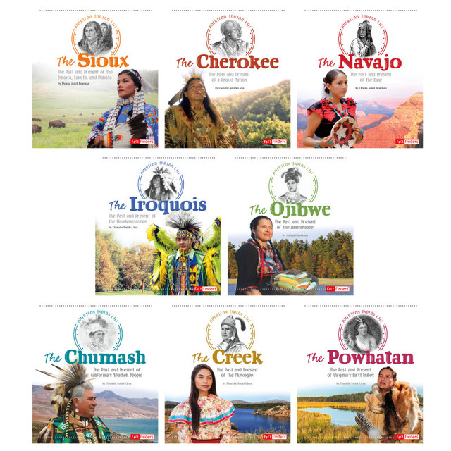 CAPSTONE / COUGHLAN PUB Fact Finders American Indian Life Book Set, Set of 8