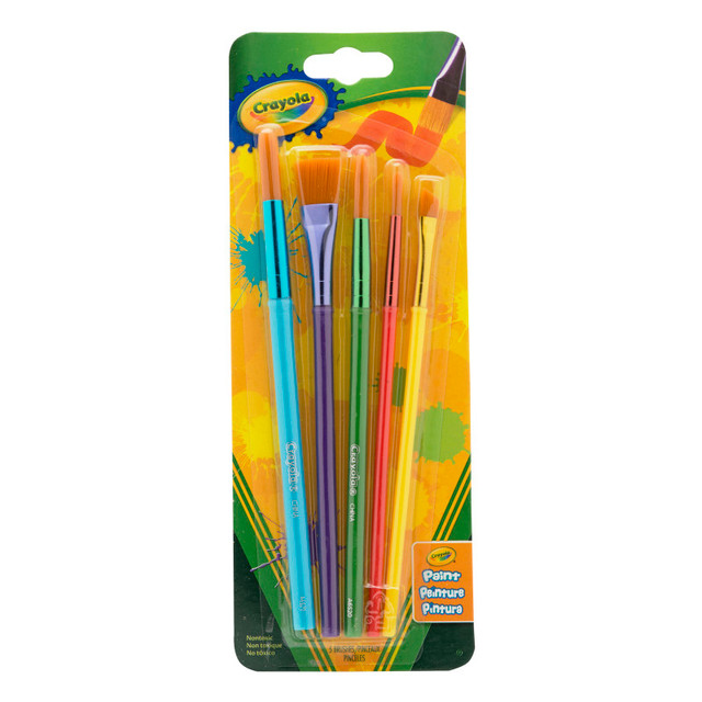 CRAYOLA LLC Crayola® Arts & Crafts Brushes, 5 Count