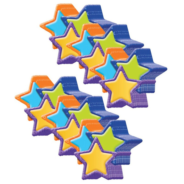 EUREKA Eureka® Color My World Stars Assorted Paper Cut Outs, 36 Per Pack, 6 Packs