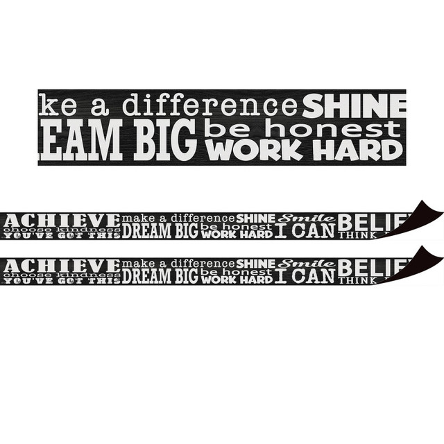 TEACHER CREATED RESOURCES Teacher Created Resources® Modern Farmhouse Positive Sayings Magnetic Border, 24 Feet Per Pack, 2 Packs