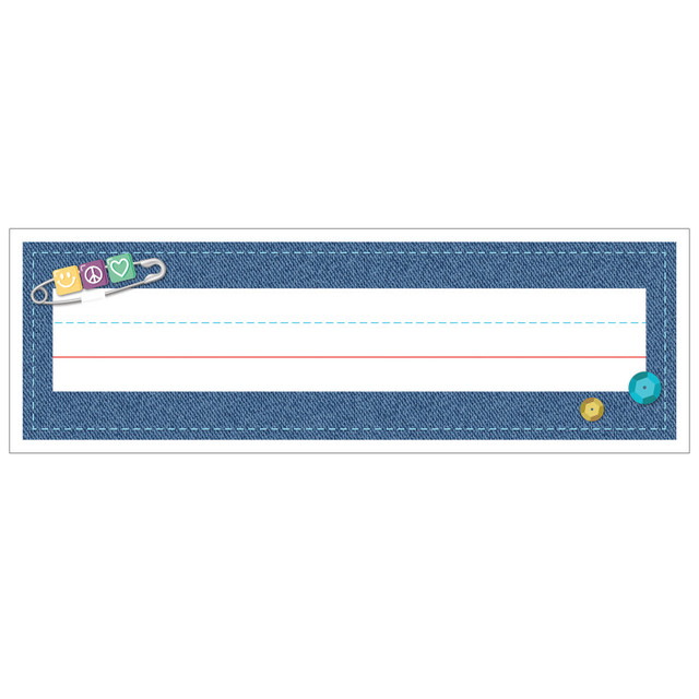 CARSON DELLOSA EDUCATION Carson Dellosa Education Crafty and Cool Name Plates, Pack of 36