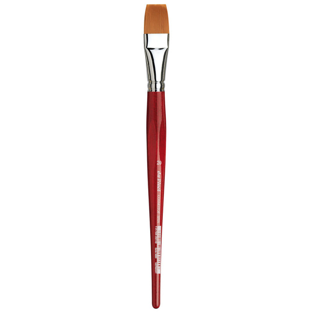 GREGORY DANIELS FINE ARTS INC da Vinci COSMOTOP-SPIN Silkpainting Brush, Synthetic, Watercolor, Flat, Size 20