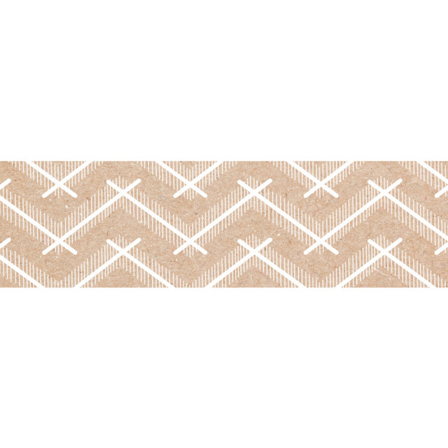 CREATIVE TEACHING PRESS Creative Teaching Press® Krafty Pop Kraft Chevron EZ Border, 48 Feet
