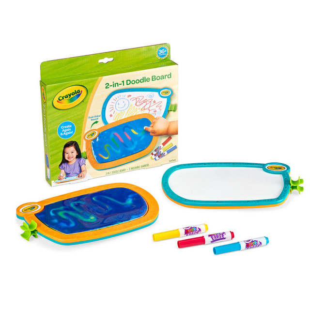 CRAYOLA LLC Crayola® Young Kids Double Doodle Board CRAYOLA LLC Crayola® Young Kids Double Doodle Board