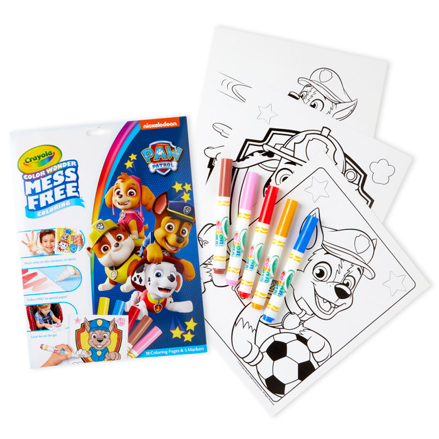 CRAYOLA LLC Crayola® Color Wonder® Coloring Pad & Markers, Paw Patrol
