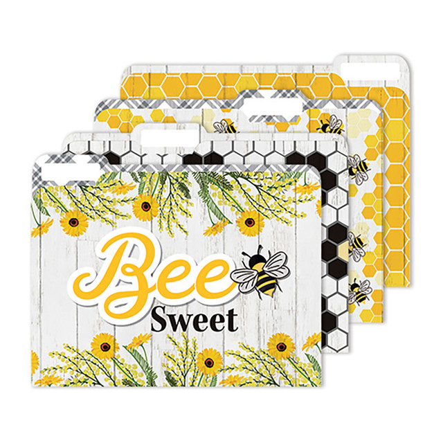 EUREKA Eureka® The Hive File Folders, Pack of 4