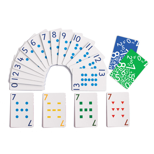 LEARNING ADVANTAGE edxeducation® School Friendly Playing Cards - Set of 8 decks
