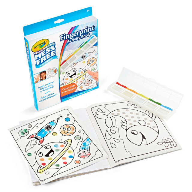 CRAYOLA LLC Crayola® Color Wonder® Fingerprint Activity Book CRAYOLA LLC Crayola® Color Wonder® Fingerprint Activity Book
