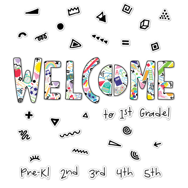 CARSON DELLOSA EDUCATION Carson Dellosa Education Happy Place Welcome Bulletin Board Set