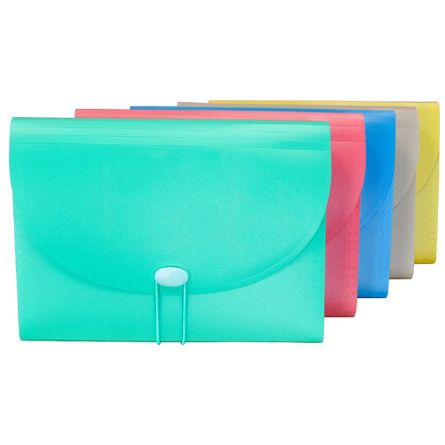C-LINE PRODUCTS INC C-Line® 7-Pocket Expanding File, Assorted Tropic Tones