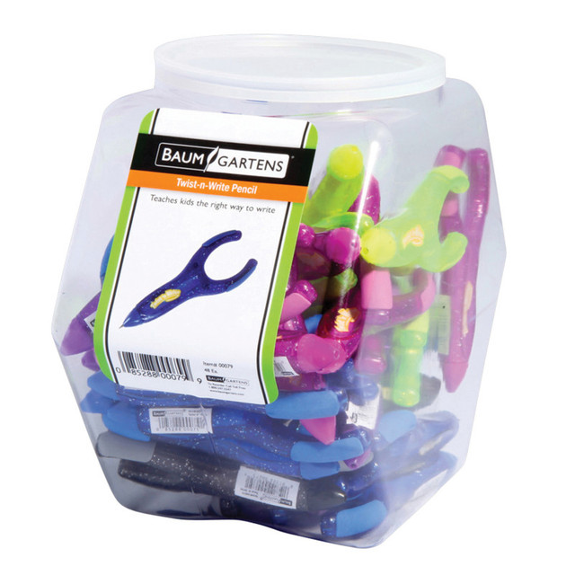 BAUMGARTENS INC PenAgain Twist 'n Write™ Pencils, Tub of 48
