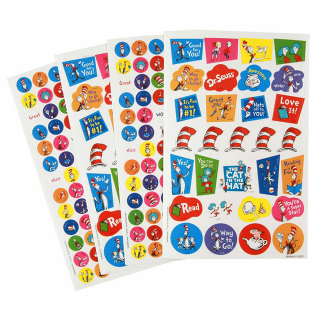 EUREKA Eureka® Cat in the Hat™ Sticker Book, 536 stickers