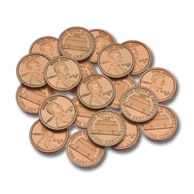 LEARNING ADVANTAGE Learning Advantage® Play Coins - Pennies - Set of 100