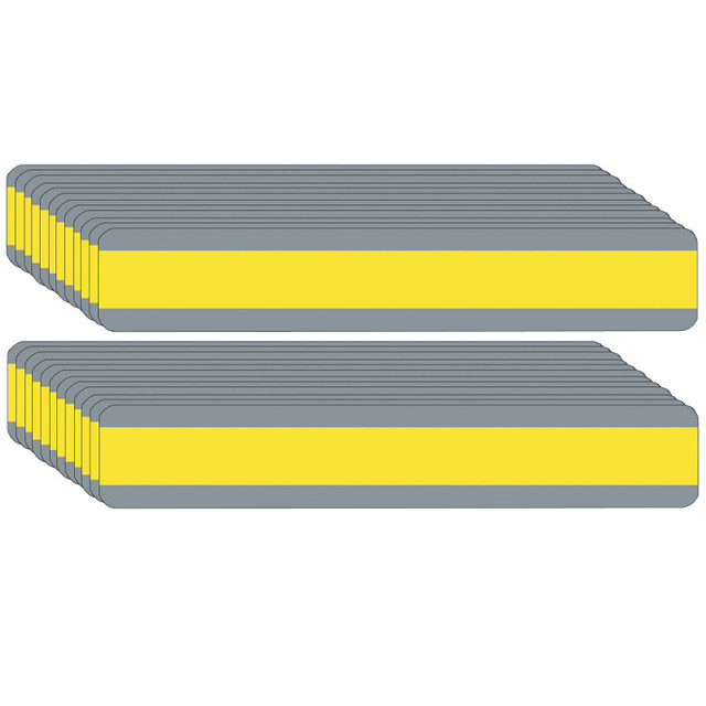 ASHLEY PRODUCTIONS Ashley Productions® Double Wide Sentence Strip Reading Guide, 1-1/4" x 7-1/4", Yellow, Pack of 24