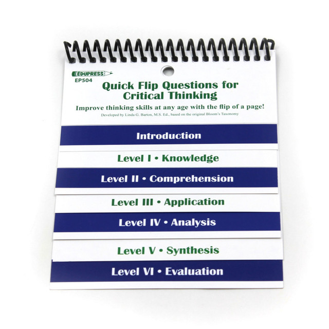 TEACHER CREATED RESOURCES Edupress™ Questions for Critical Thinking Quick Flip Resource™