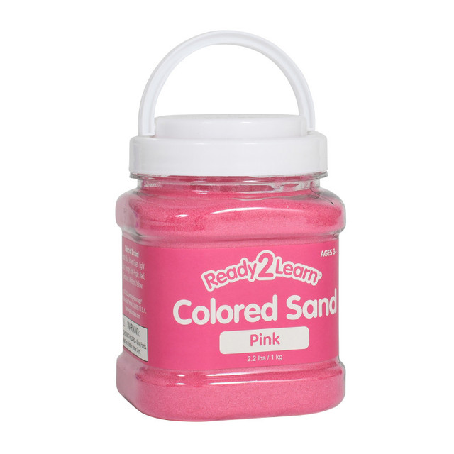 LEARNING ADVANTAGE READY 2 LEARN™ Colored Sand - Pink - 2.2 Pounds