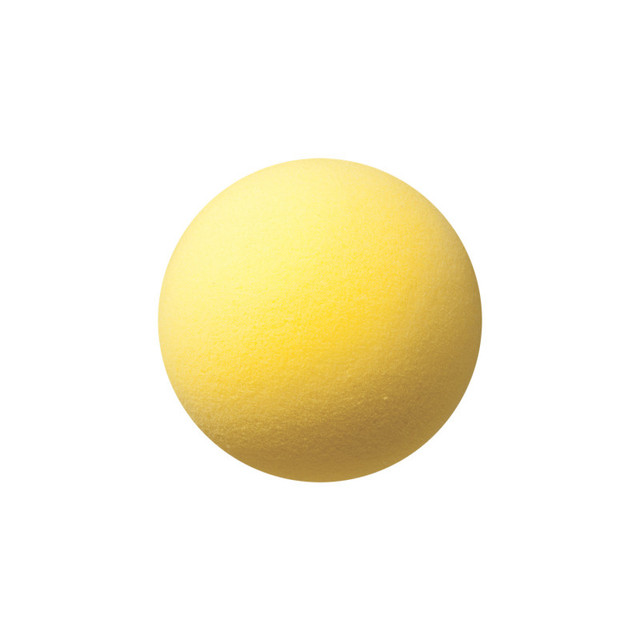 CHAMPION SPORTS Champion Sports Uncoated Regular Density Foam Ball, 7", Yellow