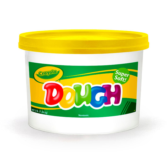 CRAYOLA LLC Crayola® Dough, 3lb Resealable Bucket, Yellow