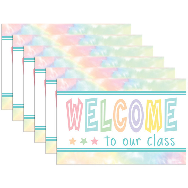 TEACHER CREATED RESOURCES Teacher Created Resources® Pastel Pop Welcome Postcards, 30 Per Pack, 6 Packs