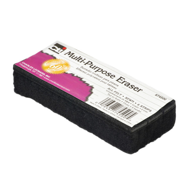 ADVANTUS Charles Leonard Multi-Purpose Eraser, 5" Length, Pack of 12