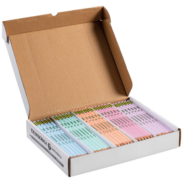 DIXON TICONDEROGA CO Ticonderoga® #2 Pastel Pencils, 5 Assorted Colors, 150 Count