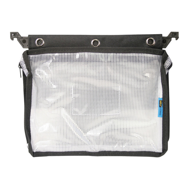 ADVANTUS Innovative Storage Designs Expanding Zipper Pouch, Clear Mesh
