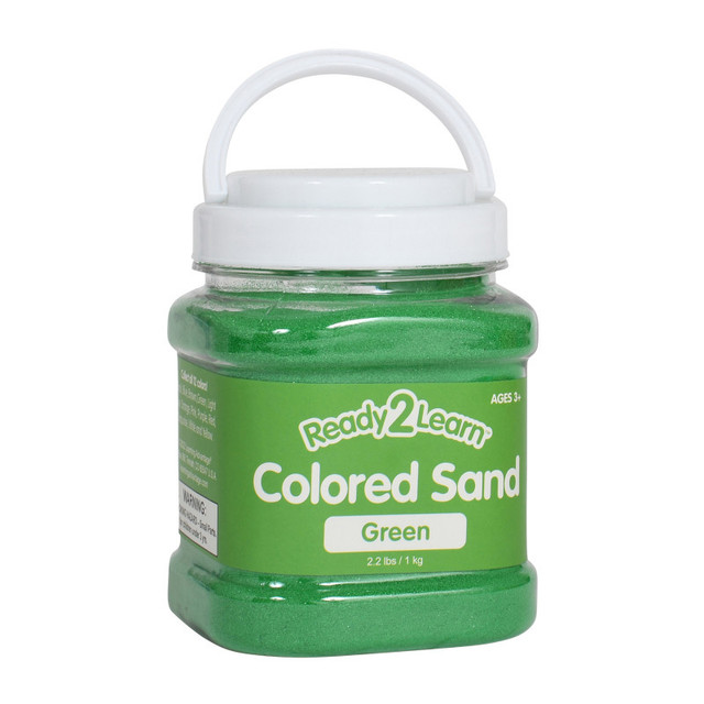 LEARNING ADVANTAGE READY 2 LEARN™ Colored Sand - Green - 2.2 Pounds