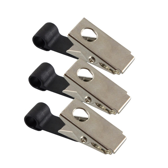 BAUMGARTENS INC SICURIX Badge Clip, Low Profile, 25 Per Pack, 3 Packs