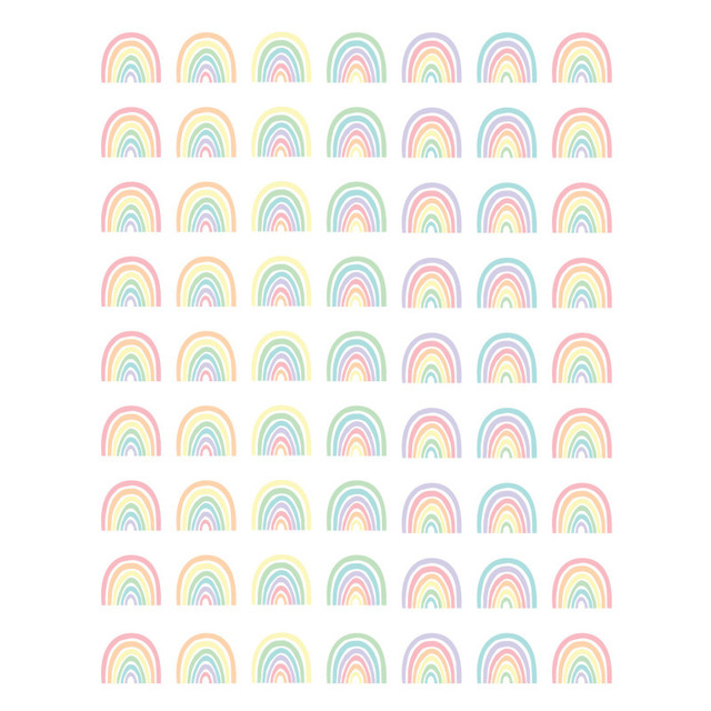 TEACHER CREATED RESOURCES Teacher Created Resources® Pastel Pop Rainbows Mini Stickers