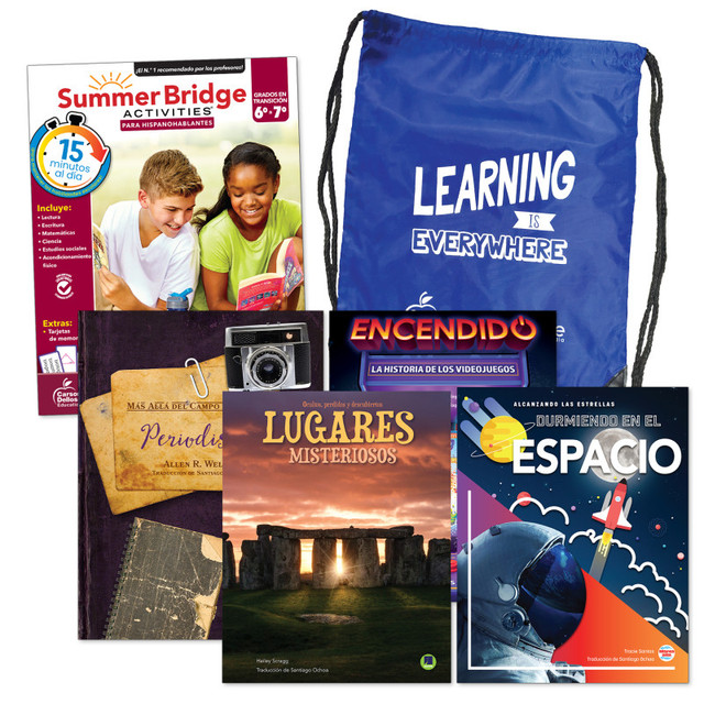 CARSON DELLOSA EDUCATION Summer Bridge Activities Summer Bridge Spanish Backpack, Grade 6-7