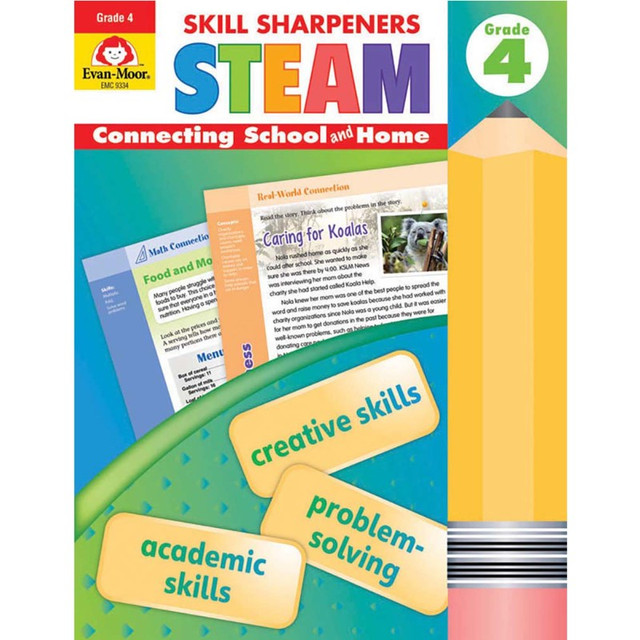 EVAN-MOOR Evan-Moor Educational Publishers Skill Sharpeners STEAM, Grade 4