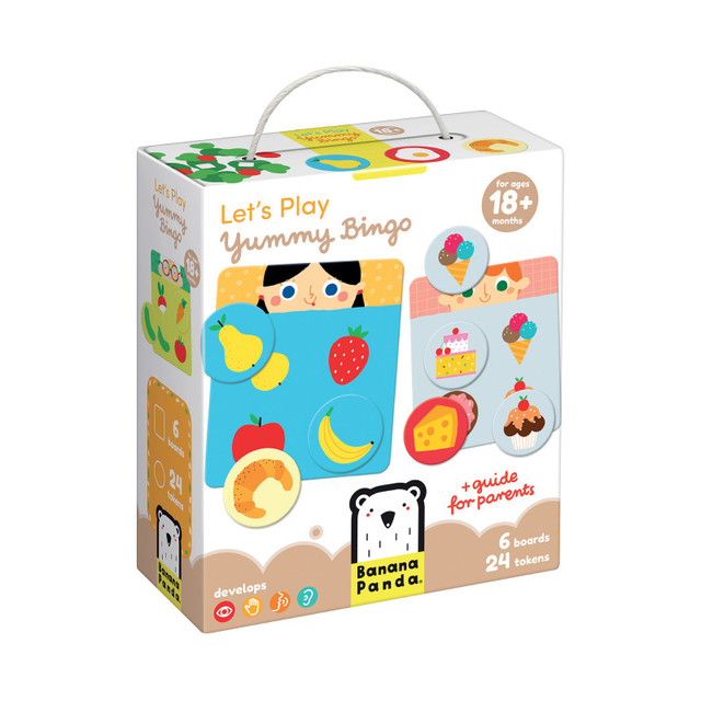 BANANA PANDA Banana Panda Let's Play Yummy Bingo, Age 2+ BANANA PANDA Banana Panda Let's Play Yummy Bingo, Age 2+