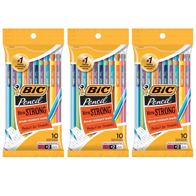 BIC USA INC BIC® Mechanical Pencils, 0.9mm, 10 Per Pack, 3 Packs